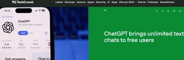 ChatGPT免费用户迎来无限文字聊天